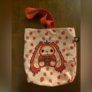 Plushie Dreadfuls Strawbunny Rabbit Tote Bag